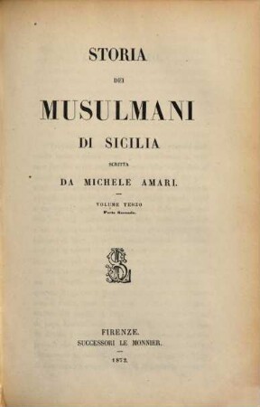 Storia dei Musulmani di Sicilia. 3,2