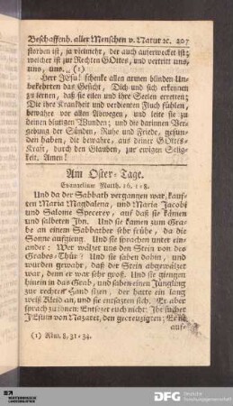 Am Oster-Tage