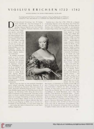 Vigilius Erichsen 1722-1782 : nogle bidrag til hans virksomhed i Rusland