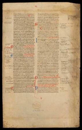 [Gratianus: Decretum]; P. 2, causa 6, quaest. 1, c.11-quaest. 3, c.2; causa 8, quaest. 1, c.6-16; mit verstreuten Marginalglossen