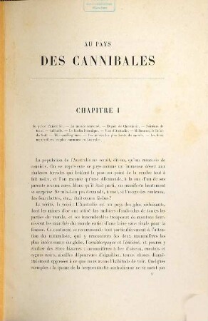 Au pays des cannibales : Voyage d'exploration chez les indigènes de l'Australie Orientale, 1880 - 1884. Ouvrage trad. du Norvégien par V[ictor] [Molard] & W. Molard. Contenant 154 grav. et 2 ct.
