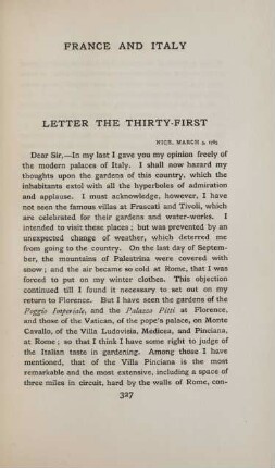 Letter the thirty-first