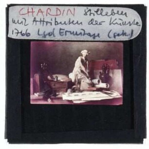 Chardin, Attribute und Lohn der Künste