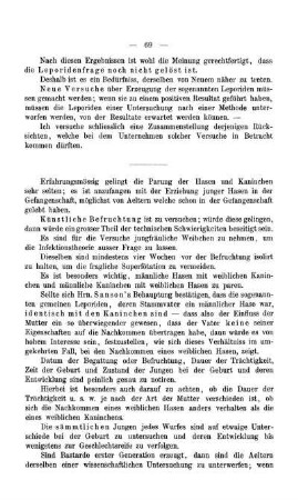 Vorschlag zu neuen Versuchen.