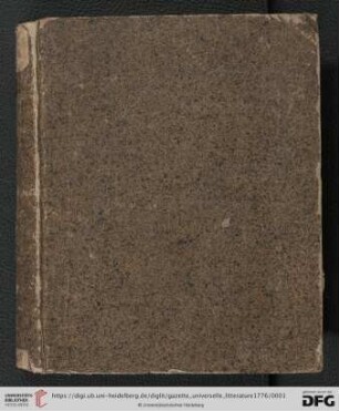Gazette universelle de littérature