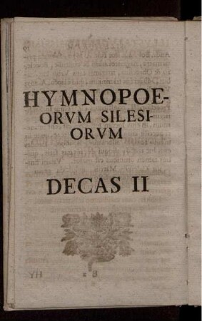 Hymnopoeorum silesiorum decas II
