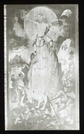 Herrenberger Altar von Jörg Ratgeb, Himmelfahrt in der Gemäldegalerie