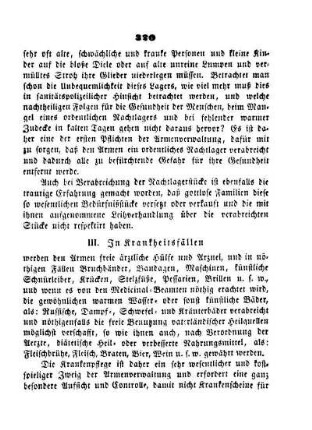 III. In Krankheitsfällen
