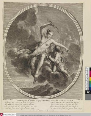 Venus Eprise d'Adonis Engage l'Amour de le Rendre Sesible a ces Feux