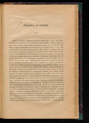Prólogo al lector