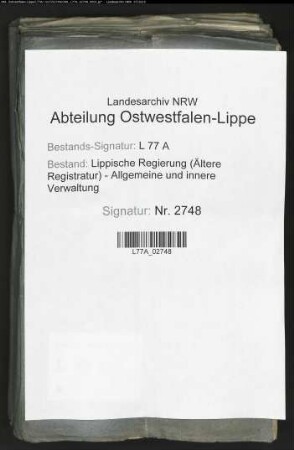 Darlehn der Militärkasse an den Kolon Ostmeier Nr. 5 zu Hovedissen