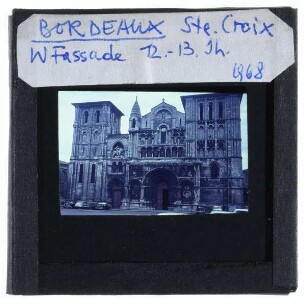 Bordeaux, Sainte-Croix : Westfassade