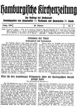 Stimmen der Väter : Kirchengewalt und Staatsgewalt