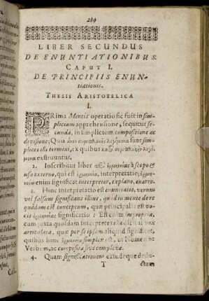 [Communis Partis] Liber Secundus De Enuntiationibus.