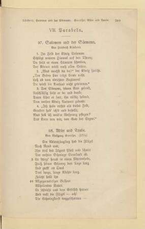 VII. Parabeln