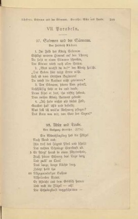 VII. Parabeln