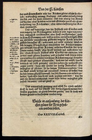 Das XXXVIII. Capitel.
