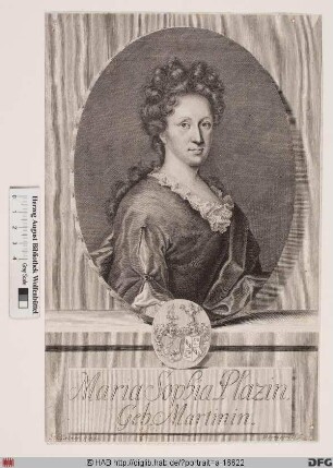 Bildnis Maria Sophia Platz, geb. Martini