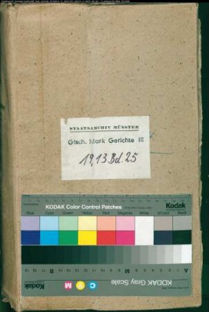 Belege zum Hypothekenbuch des Hochgerichts Schwelm Bd. 25