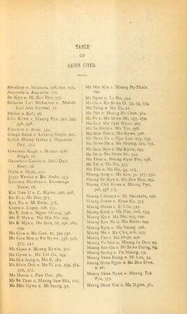 Table of cases cited