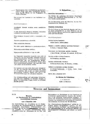 Hinweise zur Durchsetzung der Verbindlichkeit berufsbildender Literatur : 1/71 vom 7. Dezember 1970 ; [Hinweise und Kommentare]