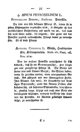 9. Apium petroselinum L.