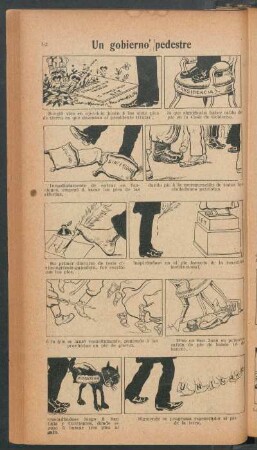 Un gobierno pedestre - [Cómic]