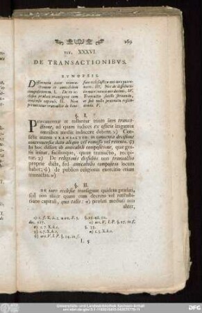 Tit. XXXVI. De Transactionibus.