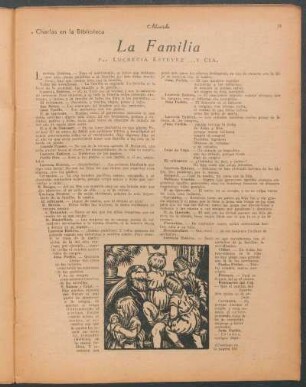 La familia : Charlas en la Biblioteca