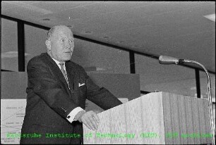Ansprache von Dr. Wolfgang Cartellieri (Staatssekretär im Bundesministerium für wissenschaftliche Forschung (BMwF)) anlässlich der Übergabe des Europäischen Instituts für Transurane (ITU)