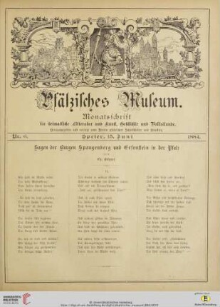 Nr. 6 (15. Juni 1884)