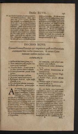 Decisio XCVII.