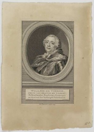 Bildnis des Willem de Vierde Prins van Oranje en Nassau