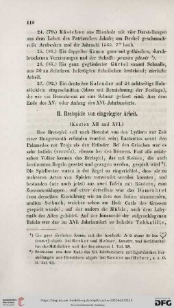 H. Beispiele von eingelegter Arbeit