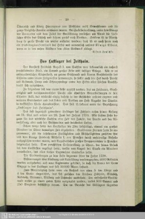 Das Lustlager bei Zeithain