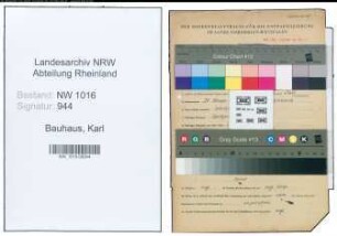 Entnazifizierung Karl Bauhaus , geb. 28.10.1904 (Strassenwaerter)