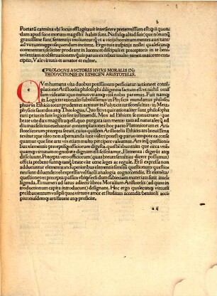Artificialis introductio per modum epitomatis in libros Ethicorum Aristotelis