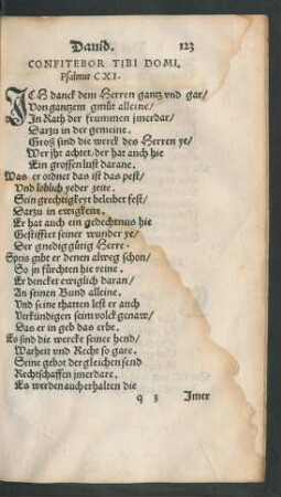 Psalmus CXI. - Psalmus CXX.