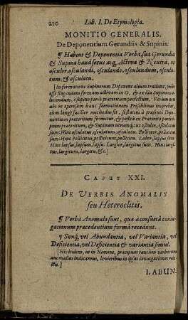 Caput XXI. De Verbis Anomalis seu Heteroclitis.