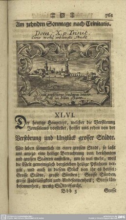 Am zehnden Sonntage nach Trinitatis