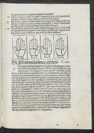 De Phisonomia linee epatis C. xiii.