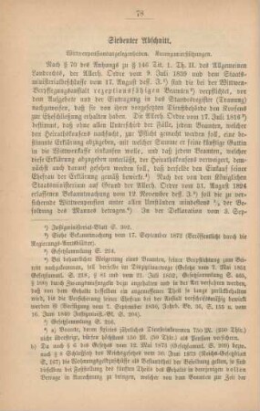 Siebenter Abschnitt
