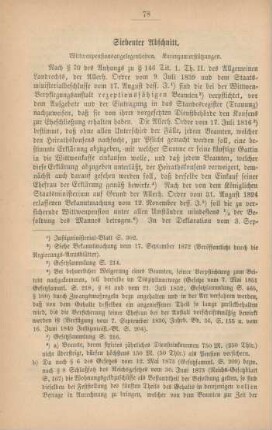 Siebenter Abschnitt