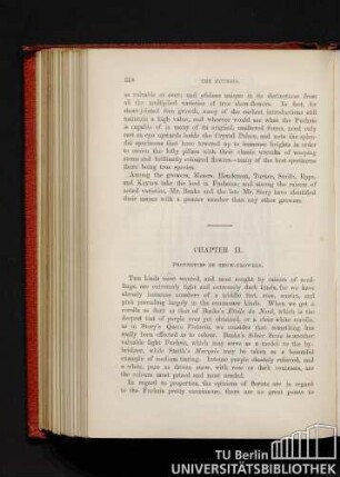 Chapter II. Properties of show-flowers.