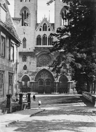 Halberstadt, Halberstädter Dom, Westfassade