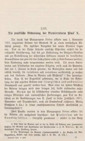 159-173 Die praktische Bedeutung der Brevierreform Pius' X.