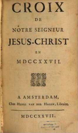 Croix de notre Seigneur Jesus Christ