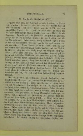 21. Die Pariser Bluthochzeit (1572)