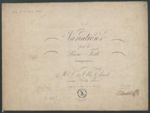 Variations pour le Piano-Forte : No. 13