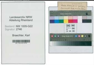 Entnazifizierung Karl Braechter , geb. 23.10.1907 (Einkaeufer)